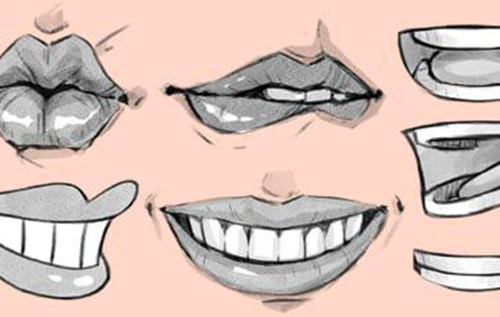 CG绘画中嘴巴和嘴唇的画法技巧