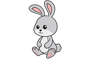 怎样画兔宝宝？超简单兔宝宝画法教程