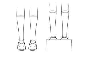 怎么画好袜子？超简单的袜子画法教程！