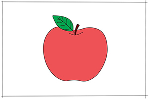苹果怎样画的才像？苹果绘画过程