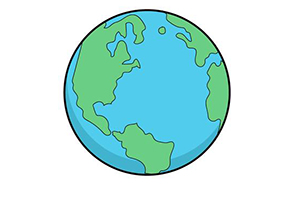 地球怎么画才像？地球绘画小教程