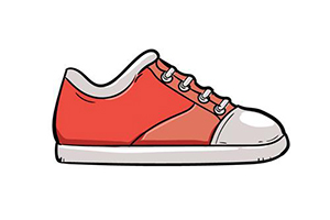 运动鞋绘画技法，教你画超简单的运动鞋