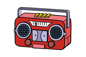 收音机如何画才像？收音机绘画小教程
