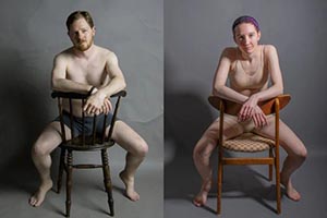 一组男女同坐姿不同躯体表现参考分享