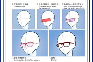 眼镜的绘制教程分享
